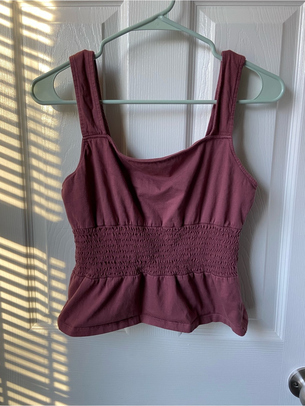 Express Women's Cinched Waist Tank Top - Dusty Rose